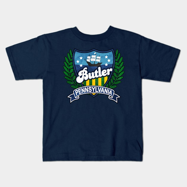 Butler Pennsylvania Kids T-Shirt by Jennifer